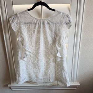 Liz Claiborne Ivory Lace Top